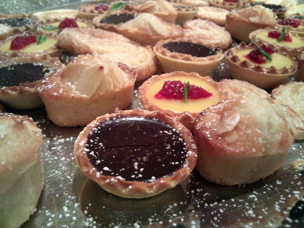 dessert closeup