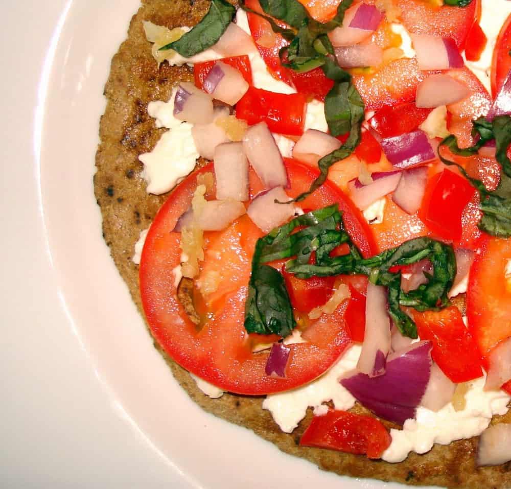 pita pizette slice