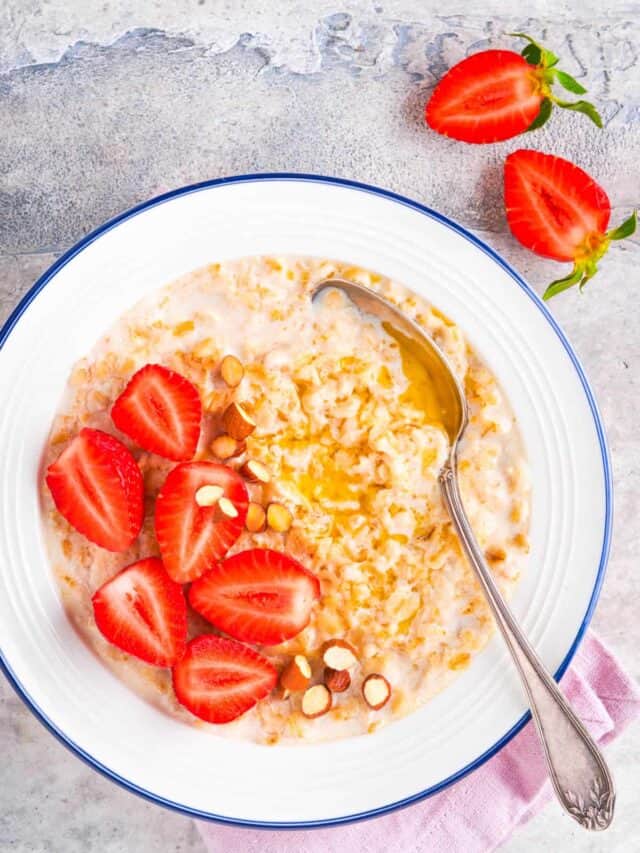 Strawberries And Cream Oatmeal Story The Picky Eater