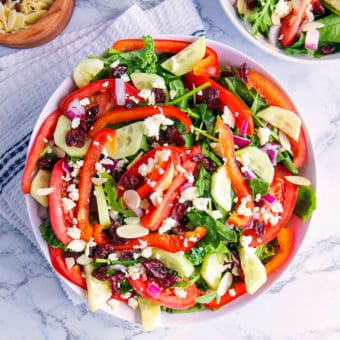 healthy greek salad