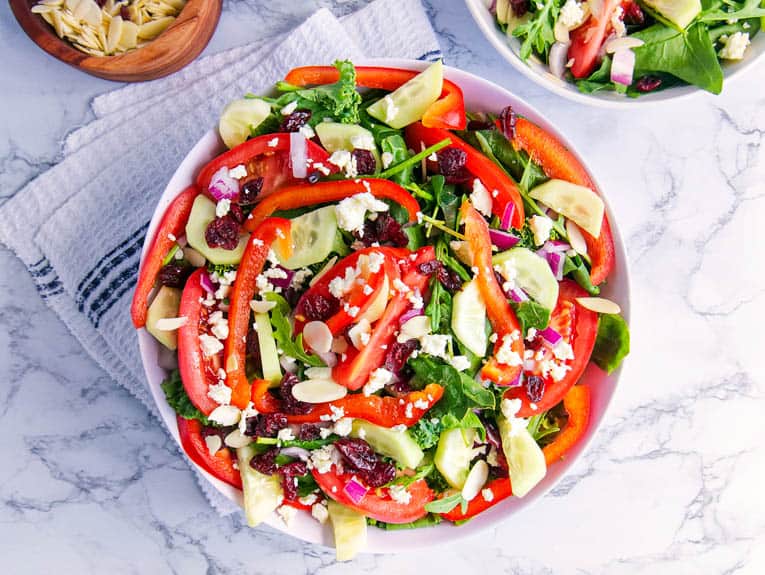 healthy greek salad