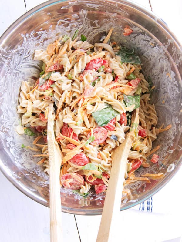Gluten Free Pasta Salad with Olives and Herbs The Picky Eater