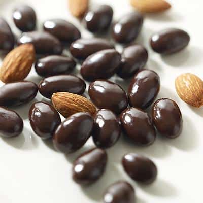 chocolate covered almonds 