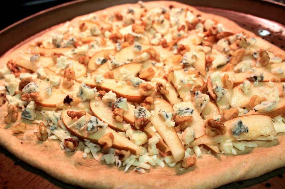 pizza with toppings