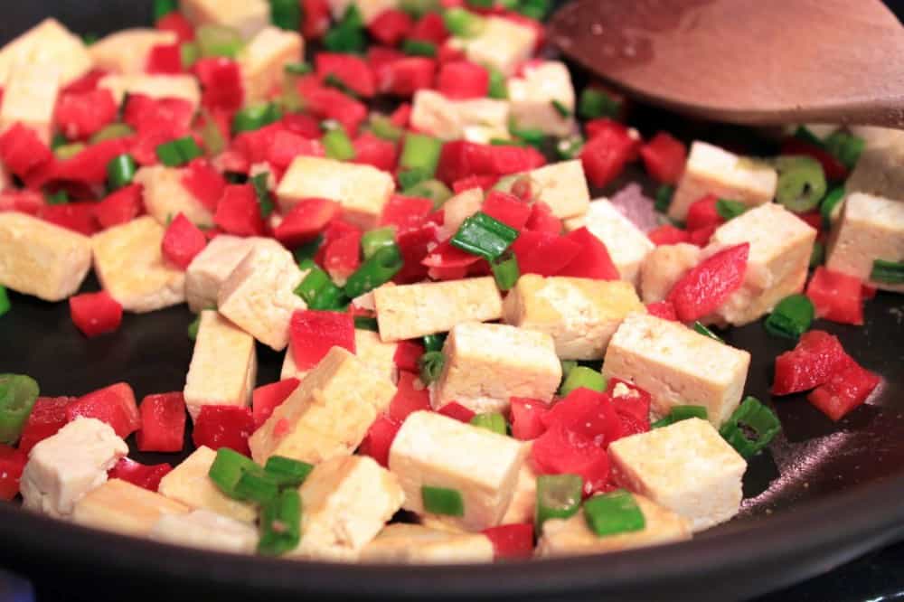 veggies cooking