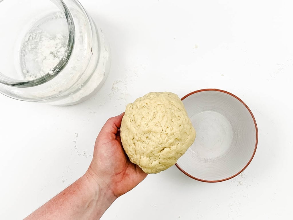 resting the samosa dough