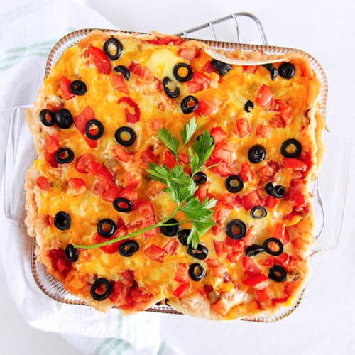 Enchilada Lasagna The Picky Eater