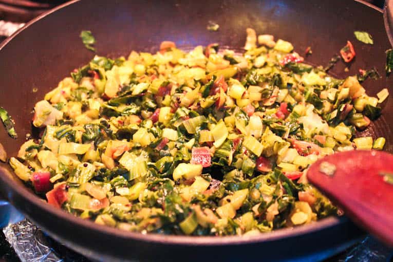 Indian spiced bok choy recipe