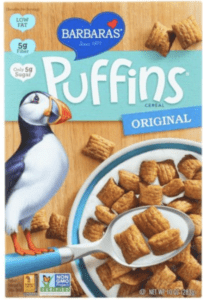 barbara's original puffins - healthiest breakfast cereals