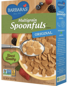 barbara's shredded spoonfuls multigrain - healthiest breakfast cereals