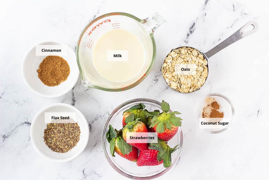 strawberry oatmeal ingredients