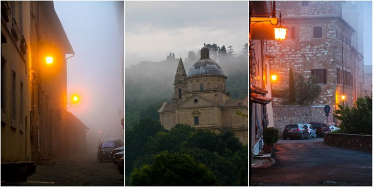 3 - Montepluciano night collage