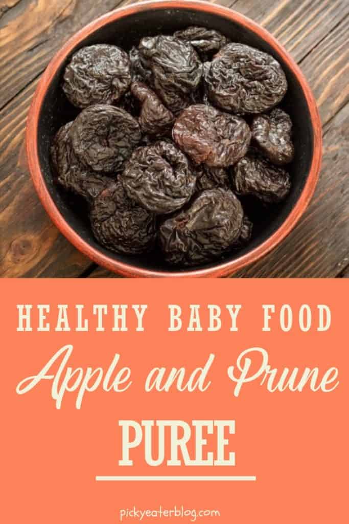Homemade Baby Food Recipes Apple & Prune Puree The Picky Eater