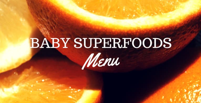 10 superfood recipes for your baby. photo of oranges