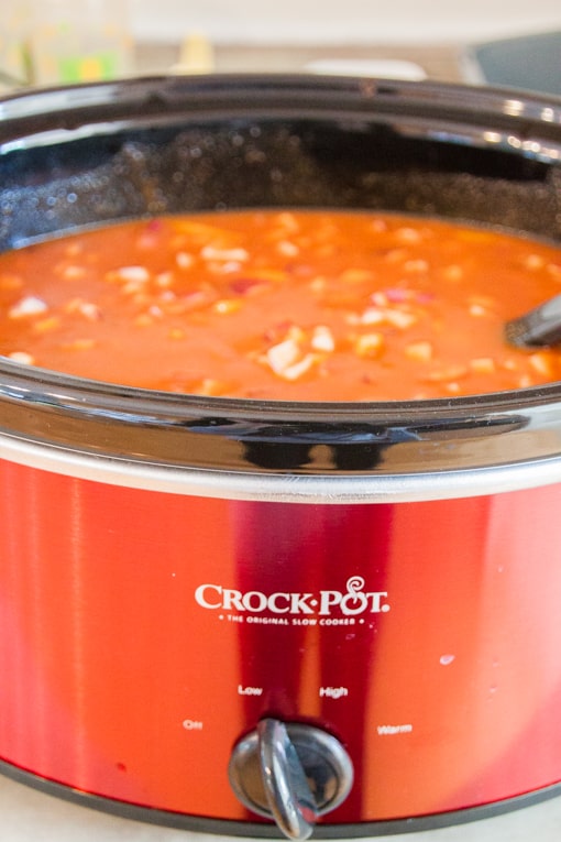 all ingredients in slow cooker
