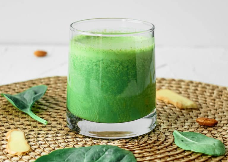 Spinach Ginger Smoothie with Nutmeg The Picky Eater