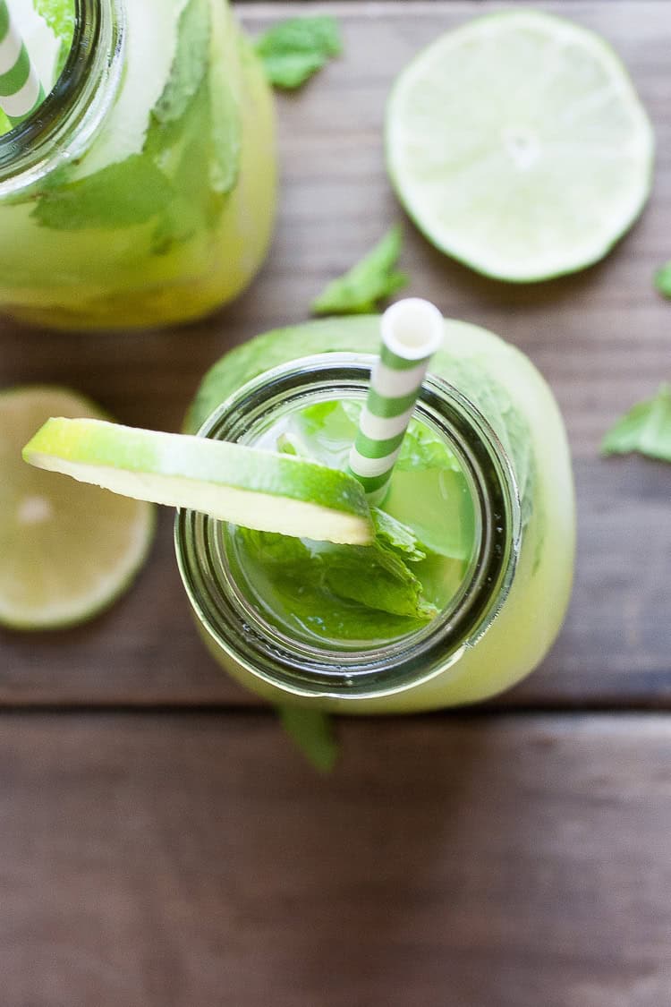 An overhead shot of Fresh anti-inflammatory juice in a glass bottle An overhead shot of Fresh anti-inflammatory juice in a glass bottle