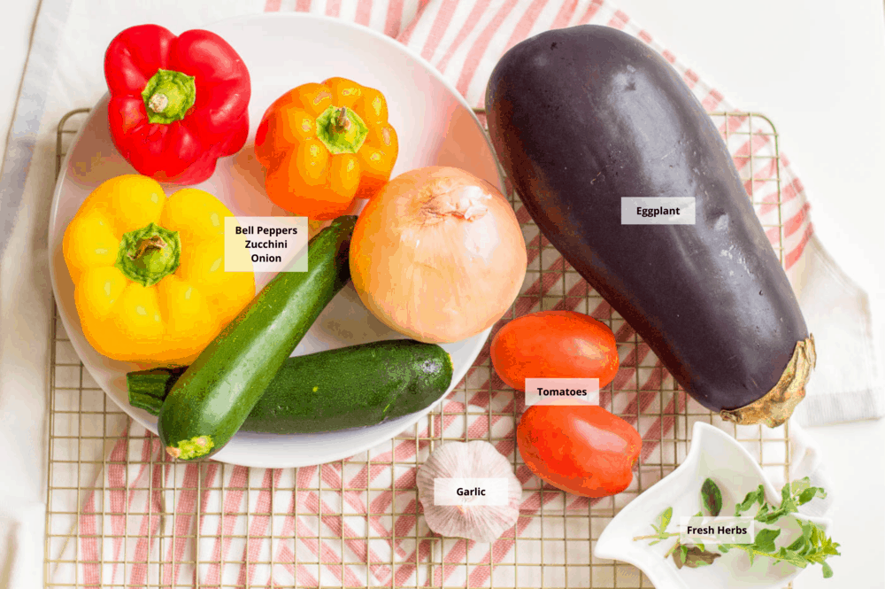 vegan ratatouille ingredients
