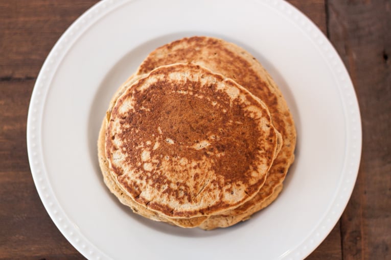 healthy oat pancakes