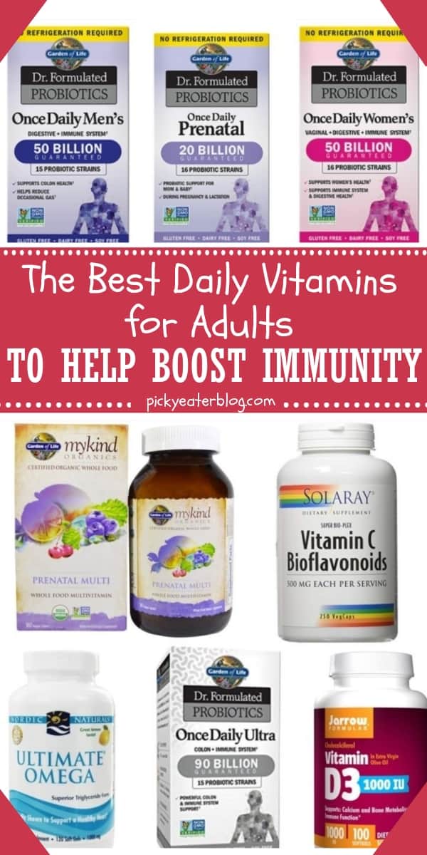 The Best Daily Vitamins for Adults to Help Boost Immunity - vitamins for adults, vitamins for women, vitamins for men, immunity booster for adults, immunity booster vitamins