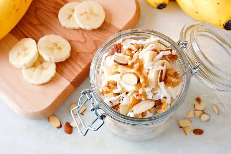 sana colazione e brunch ricette - avena durante la notte