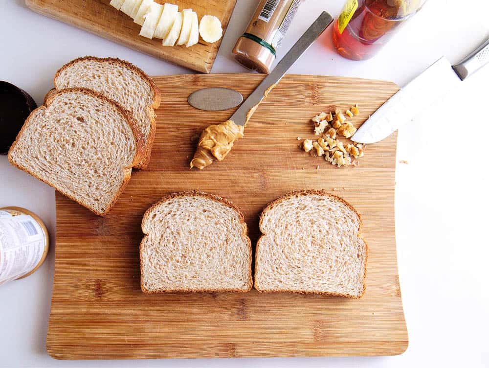 Banana Peanut Butter Sandwich Gourmet Grilled The Picky Eater