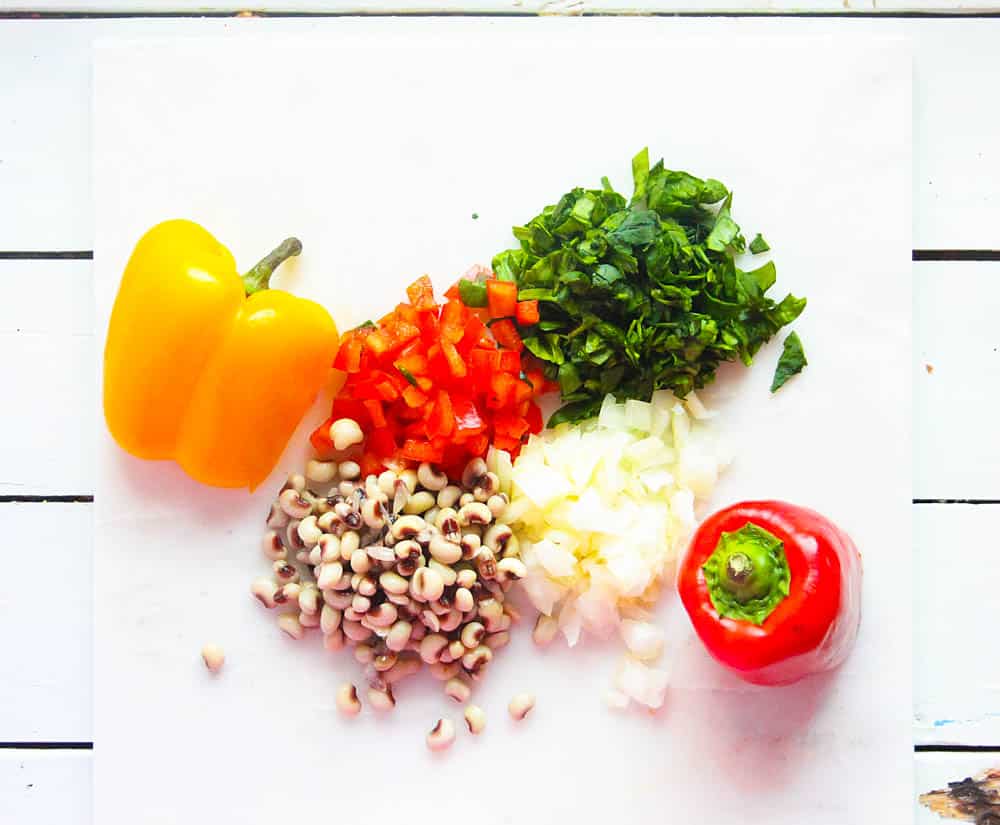 vegetarian black eyed peas recipe ingredients