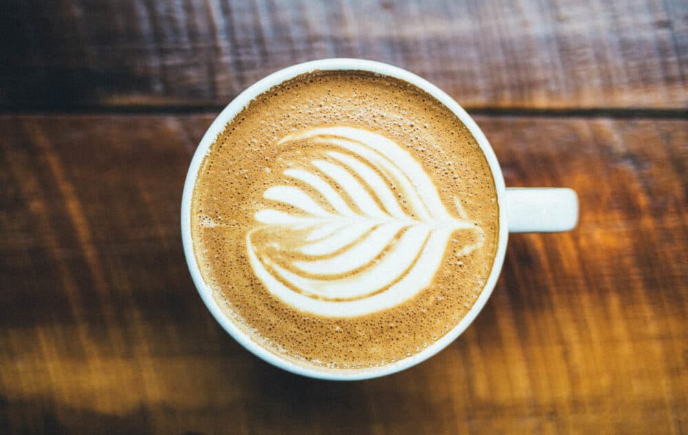 Healthy Starbucks Drinks and Menu Items - photo of coffee mug - top view