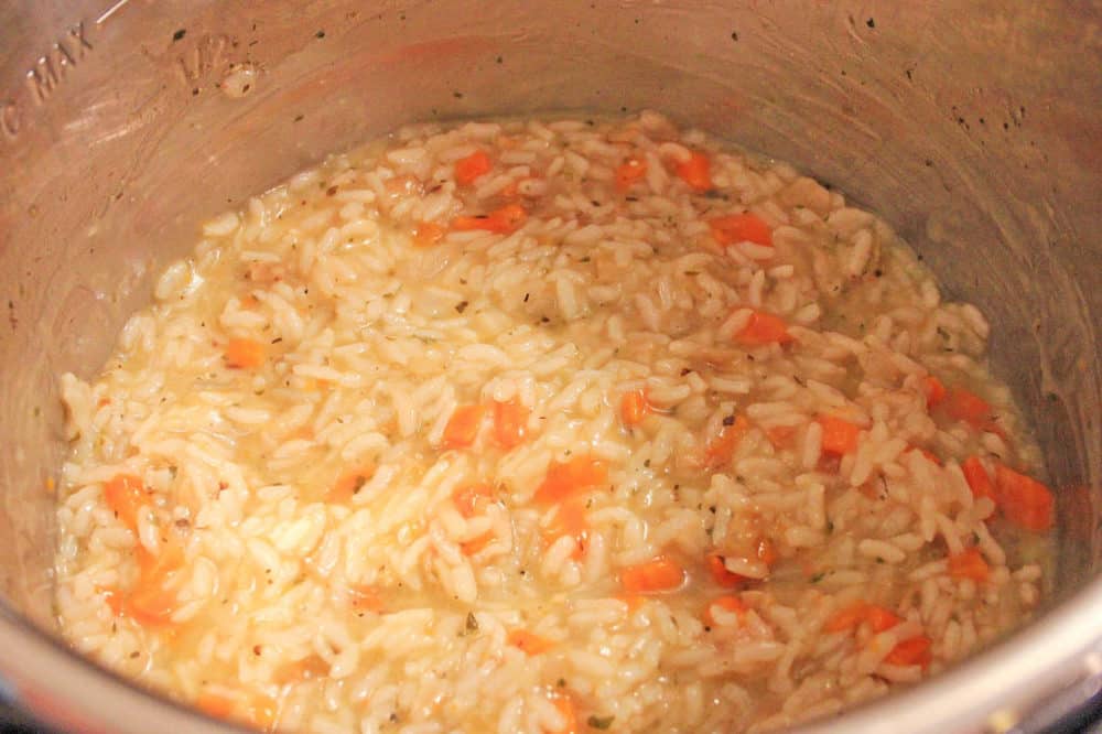 instant pot risotto in the instant pot