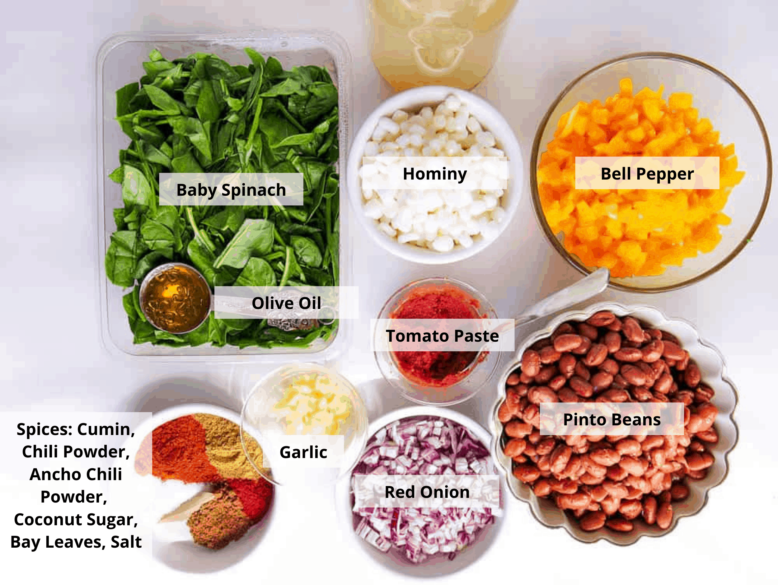 vegan pozole ingredients