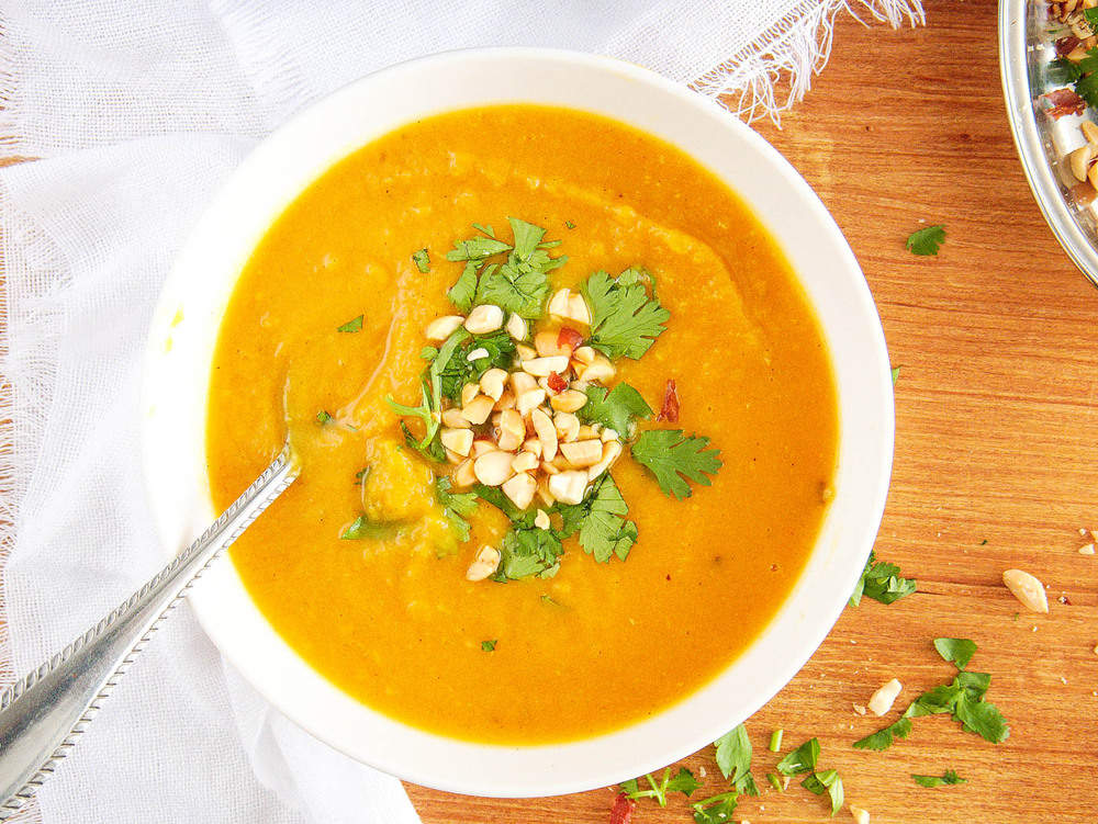 Spicy Sweet Potato Soup (Vegan, Gluten-Free) | The Picky Eater