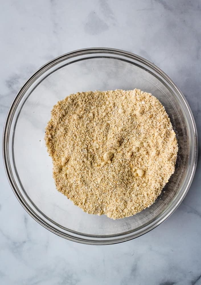 pancake dry ingredients in bowl