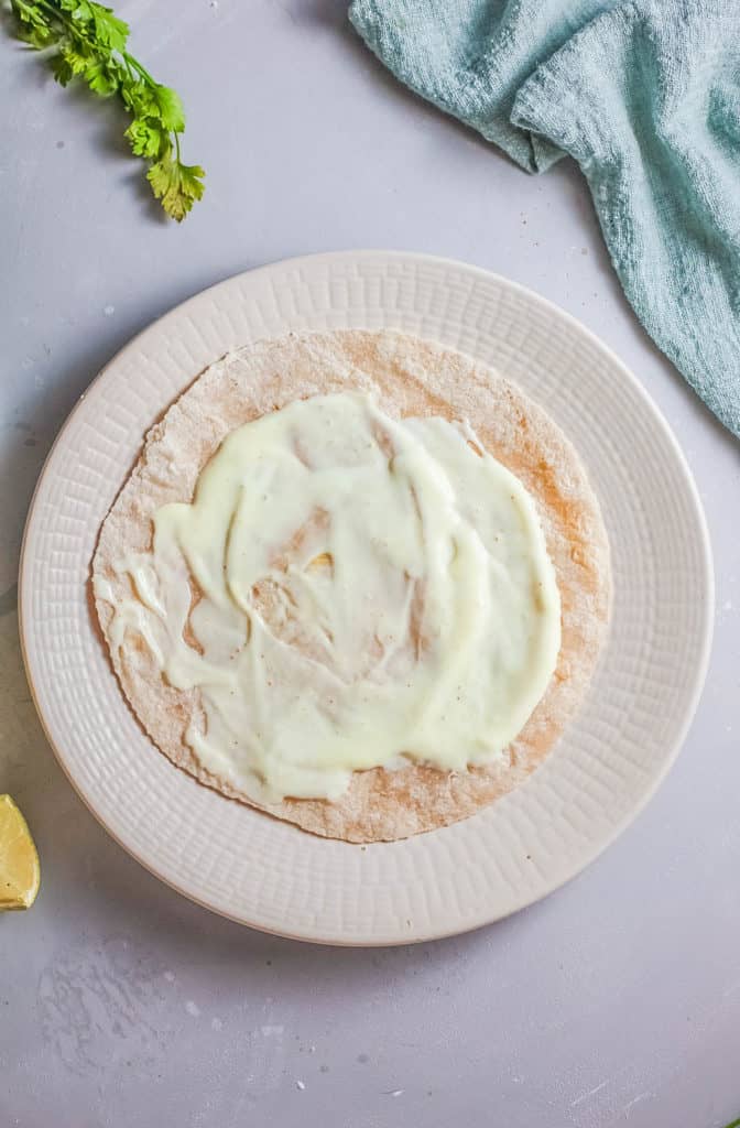 spread on a tortilla