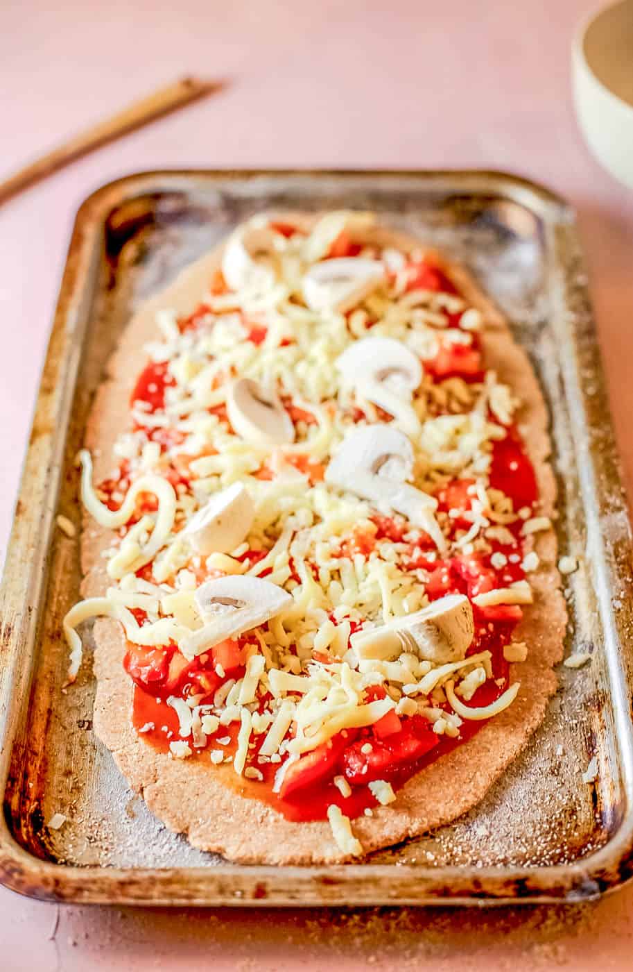 Mushroom Flatbread An Artisan Flatbread Pizza Recipe The Picky Eater