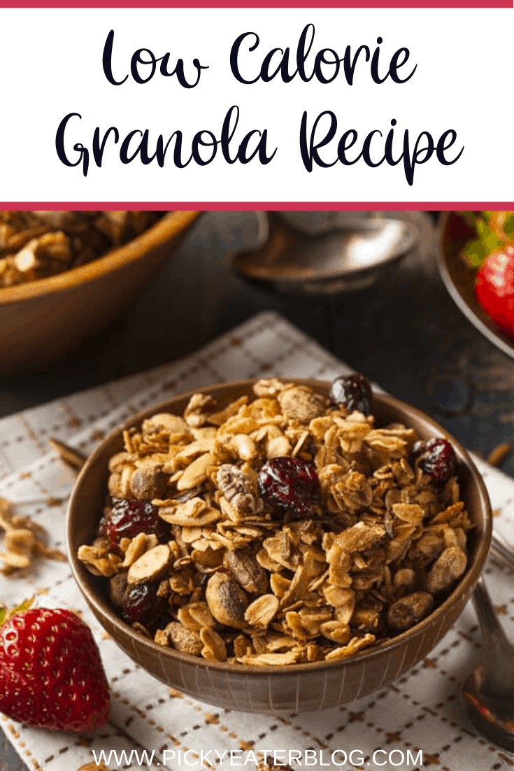 Low Calorie Granola Recipe (Vegan, Gluten Free) The Picky Eater