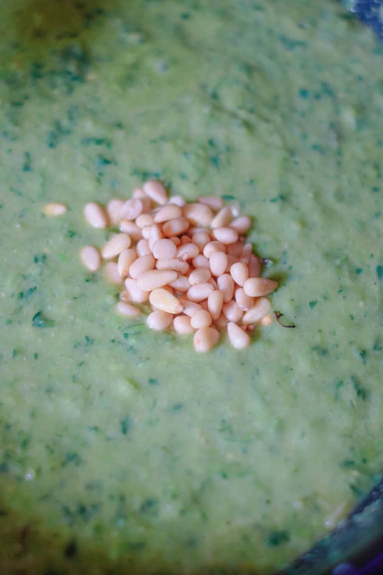 Leek Asparagus Soup with Herbed Goat Cheese The Picky Eater