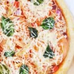 healthy homemade pizza