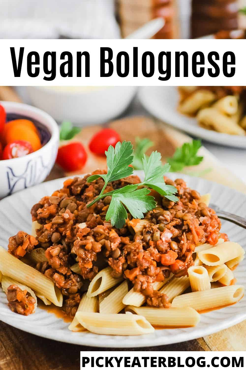 Healthy Food: Vegan Bolognese