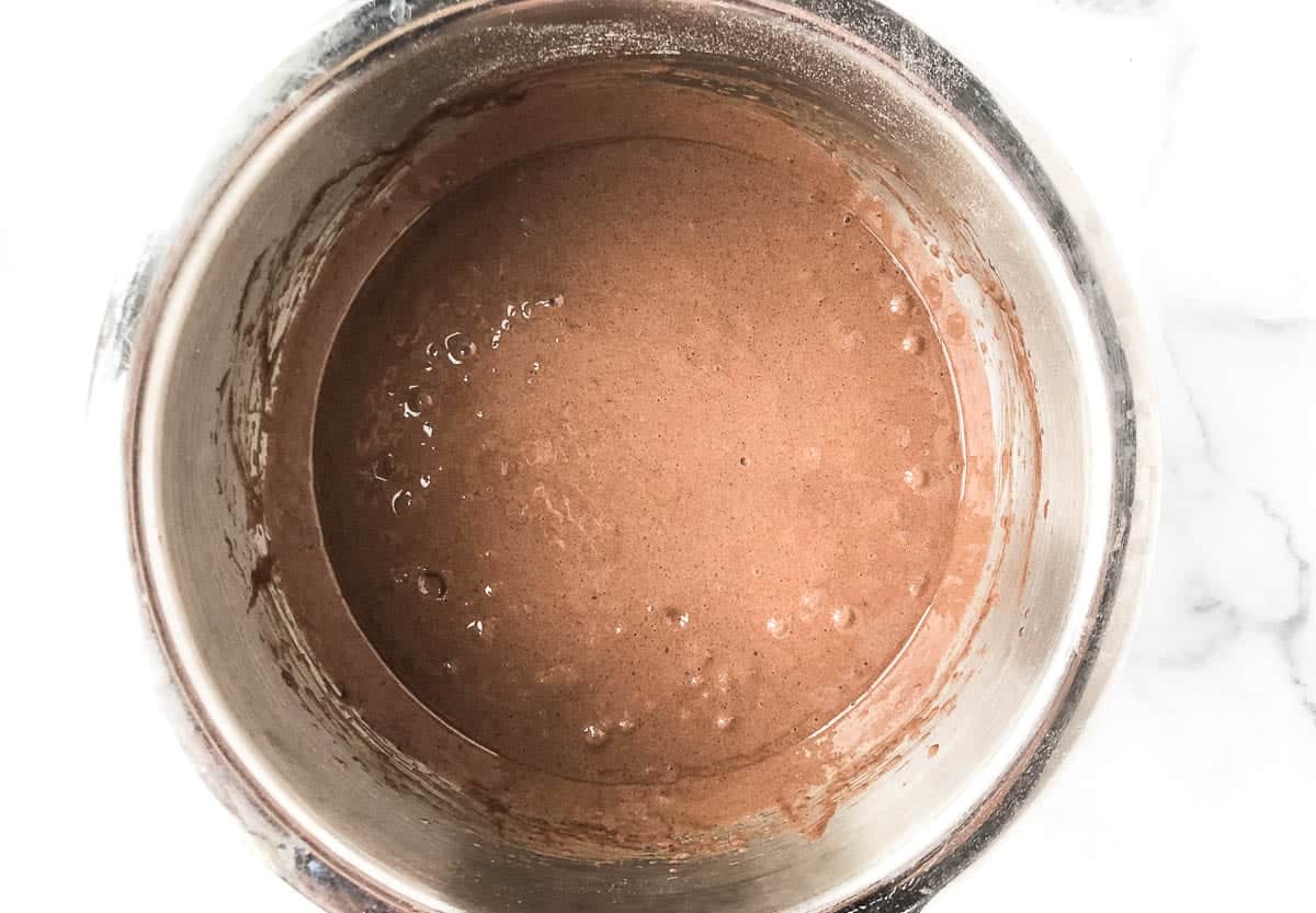 chocolate cupcake batter