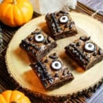 spell book brownies - halloween desserts