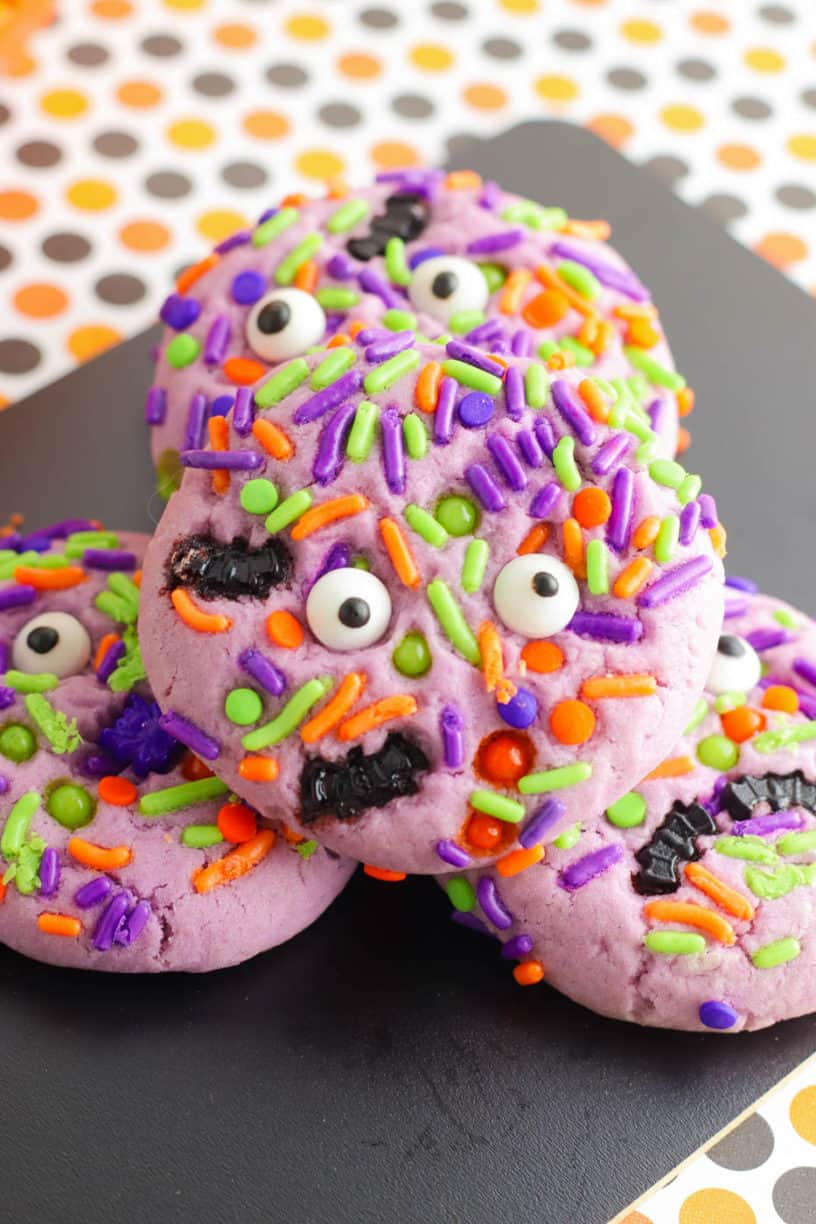 Halloween Monster Cookies (Fun & Festive!) | The Picky Eater