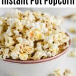 a bowl of popcorn