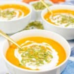 vegan ginger carrot soup