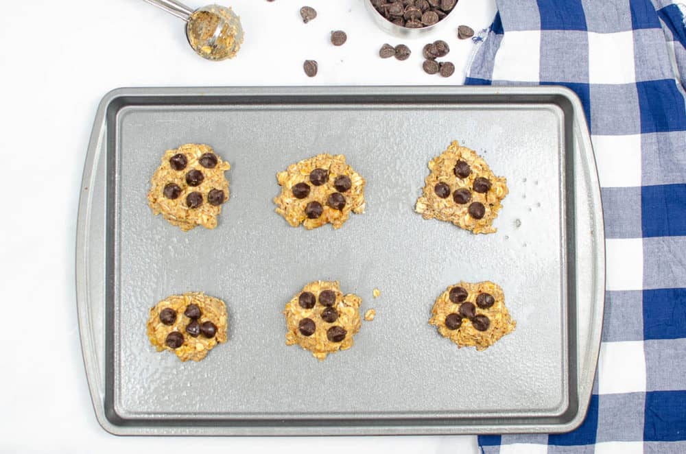 cookies on a baking sheet