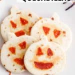 jack-o-lantern quesadillas