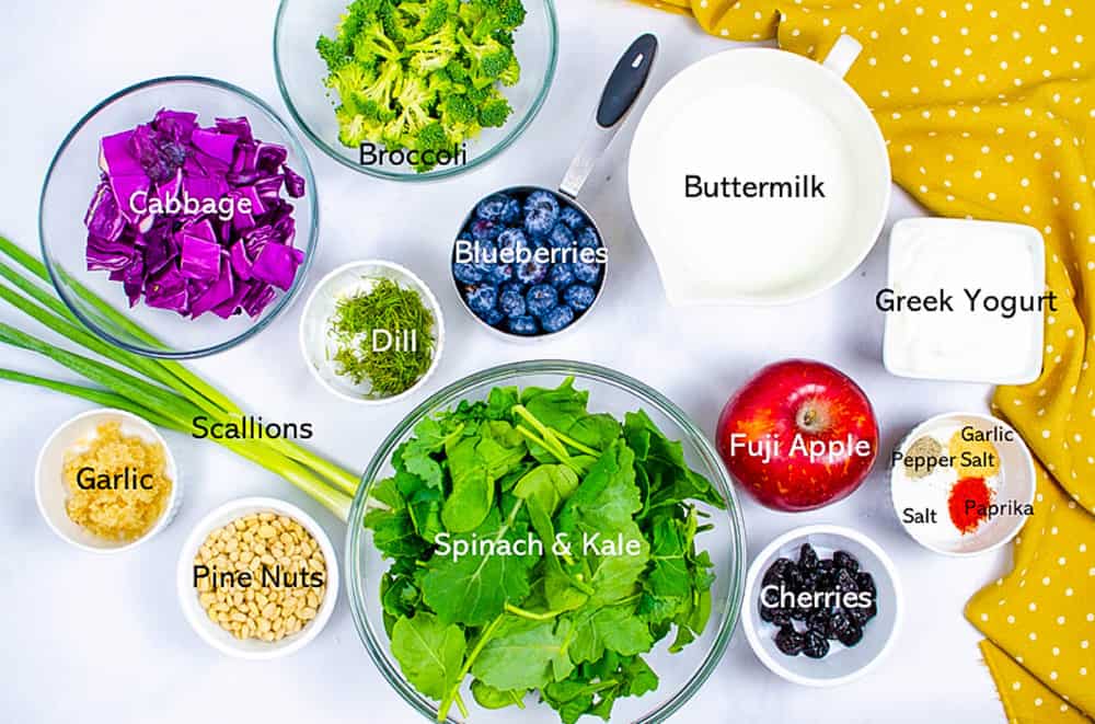 Superfood Salad with Healthy Ranch Dressing The Picky Eater