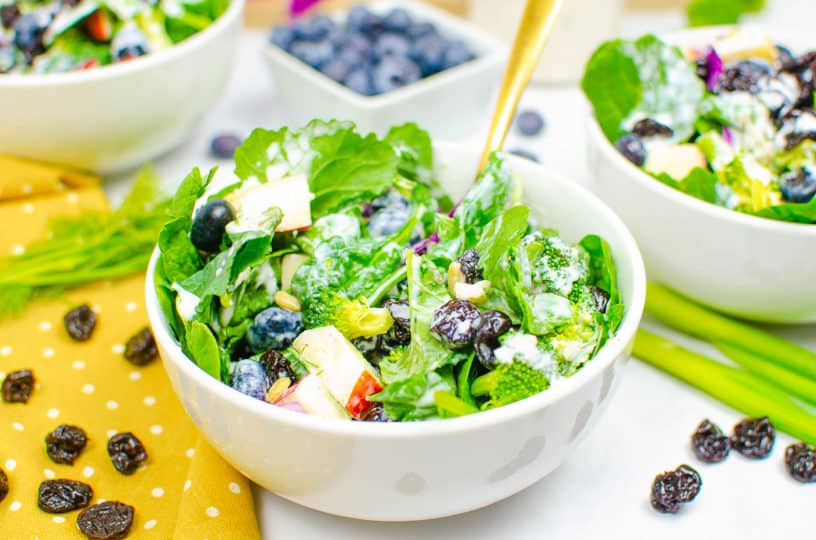 Superfood Salad with Healthy Ranch Dressing The Picky Eater