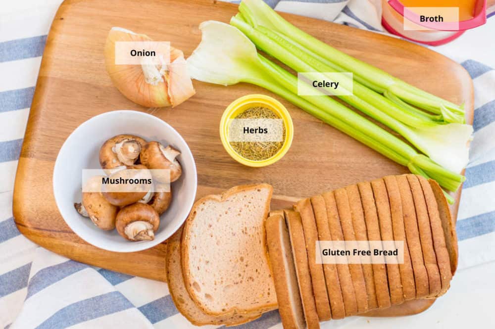 gluten free stuffing ingredients