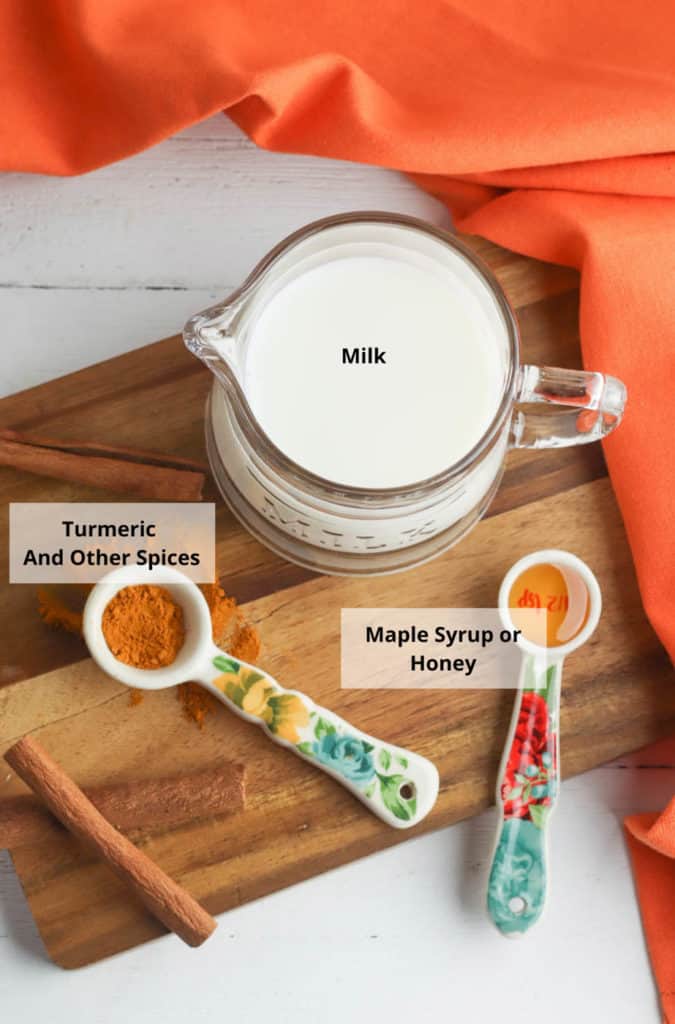 ingredients for latte