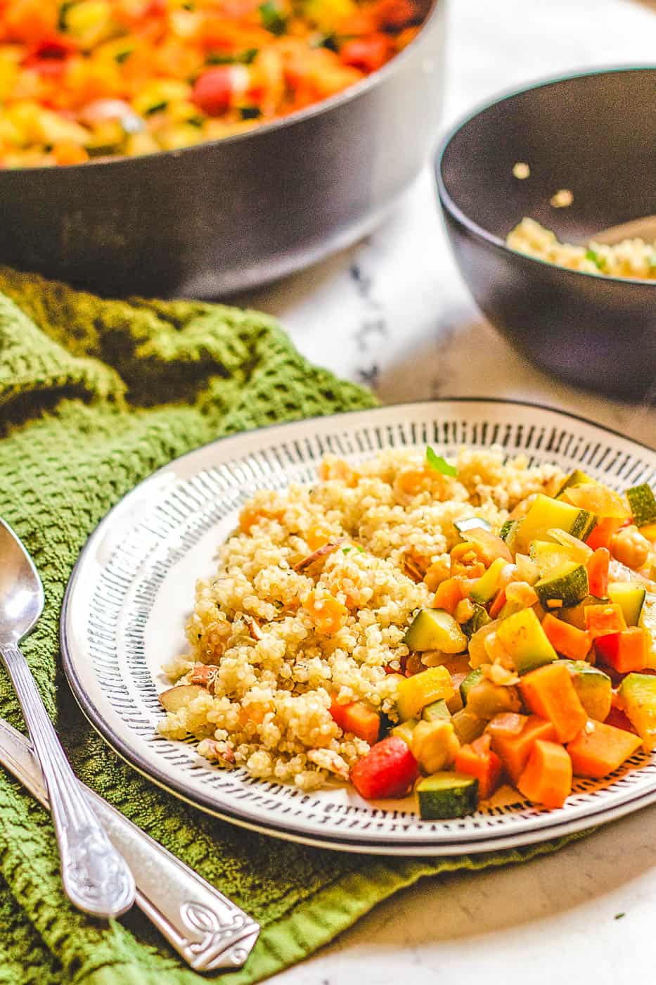 Chickpea Tagine with Couscous